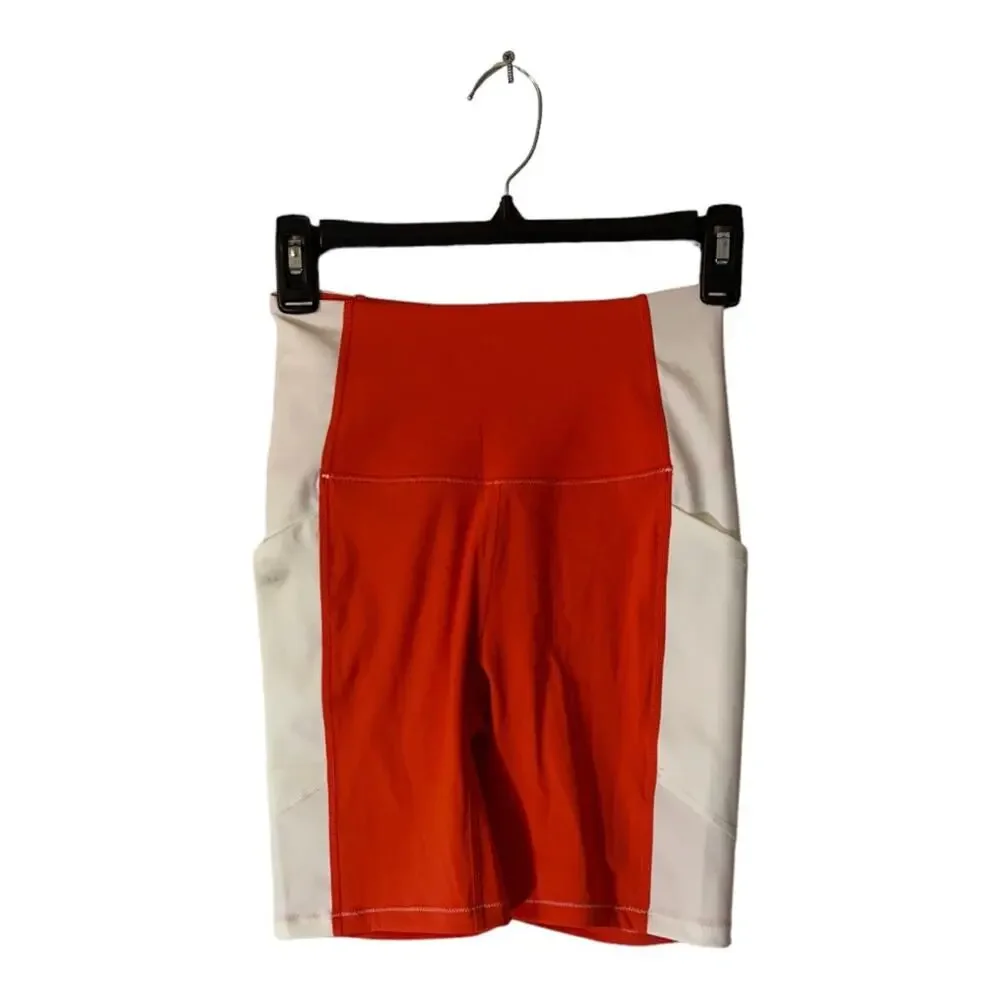 Solid & Striped sport womens xs sloiel high wasted shorts biker gym lulu new ath